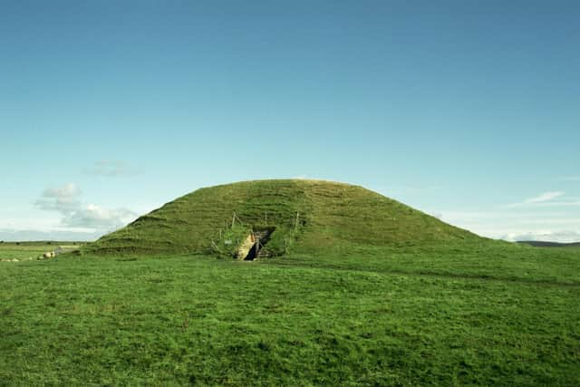 Maeshowe Chambered Cairn on Orkney is one of the finest Neolithic sites in Europe. PIC: HES.