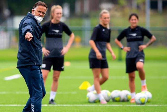 Glasgow City head coach Scott Booth is preparing his team to resume their SWPL1 season against Celtic on Sunday.