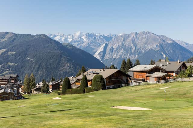 Verbier makes an ideal golfing destination when the snow has melted. Pic Verbier Tourisme