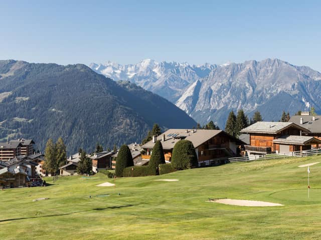 Verbier makes an ideal golfing destination when the snow has melted. Pic Verbier Tourisme