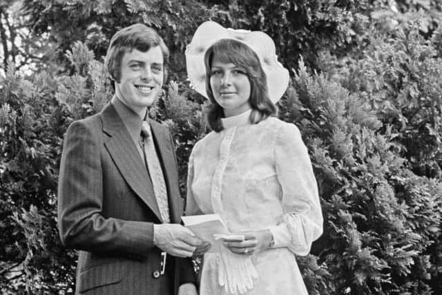 Bernard Gallacher and his wife-to-be Lesley in 1972. The pair were friends with Renton Laidlaw for a long time. Picture: Evening Standard/Hulton Archive/Getty Images.