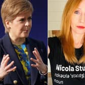JK Rowling (right) and Nicola Sturgeon are on opposite sides of the gender debate (Pictures: PA/JK Rowling/Twitter)