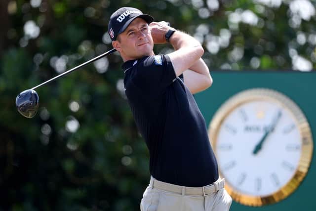 David Law opened with a 67 - one more than his closing score 12 months ago - in the BMW PGA Championship at Wentworth. Picture: Warren Little/Getty Images.