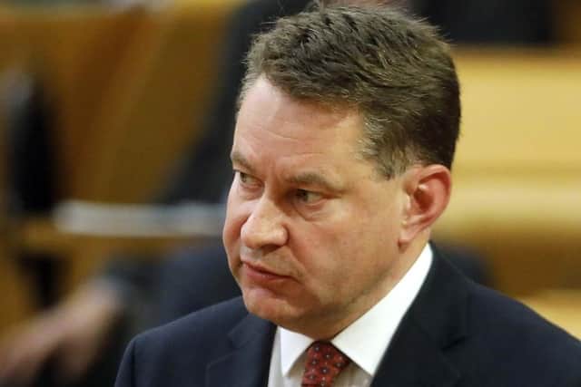 Murdo Fraser MSP, Scottish Conservative Finance spokesperson,  speaking in the chamber of the Scottish Parliament, Edinburgh during the debate on the Scottish Government's draft spending and tax plans for 2019-20. 12 December 2018. Pic - Andrew Cowan/Scottish Parliament
