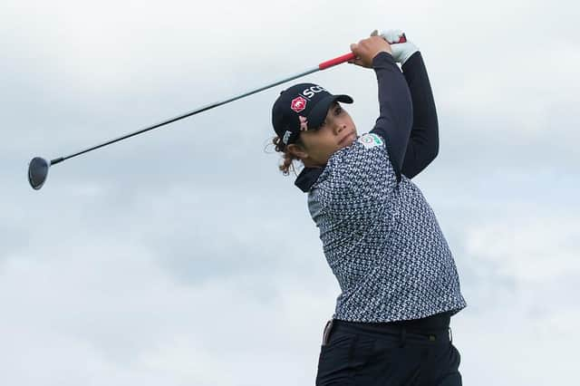 Thailand's Ariya Jutanugarn, the 2018 winner at Gullane, swept into a three-shot lead in the second round of the Trust Golf Women's Scottish Open at Dumbarnie Links. Picture: Tristan Jones