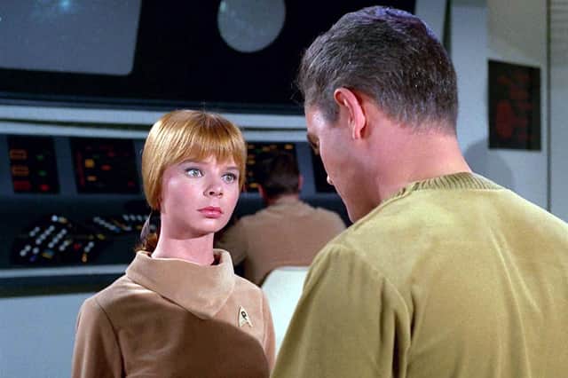 US actress Laurel Goodwin, who starred in the original pilot episode of Star Trek and the film Girls! Girls! Girls! has died aged 79.