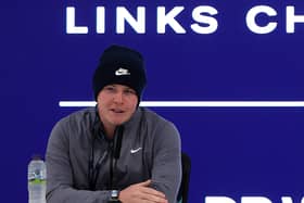Scottish No 1 Bob MacIntyre speaks in a press conference prior to the Alfred Dunhill Links Championship. Picture: Kate McShane/Getty Images.