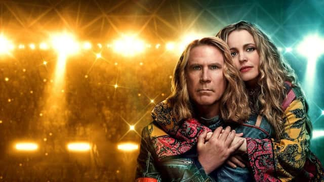 Will Ferrell and Rachel McAdams star in Netflix's Eurovision Song Contest: The Fire Saga Story. Cr: Netflix.