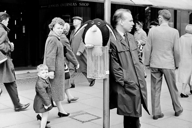 In May 1964 every child in Edinburgh wanted to get their hands on a 'gonk' - the hottest toy in town. Edinburgh Evening News and Dispatch reporter John Gibson came upon one at a bus stop in Princes Street.