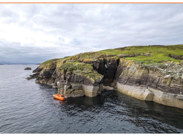 Those wanting to view the island have been warned to bring sturdy footwear - and a good level of fitness - to Mullagrach. PIC: Galbraith