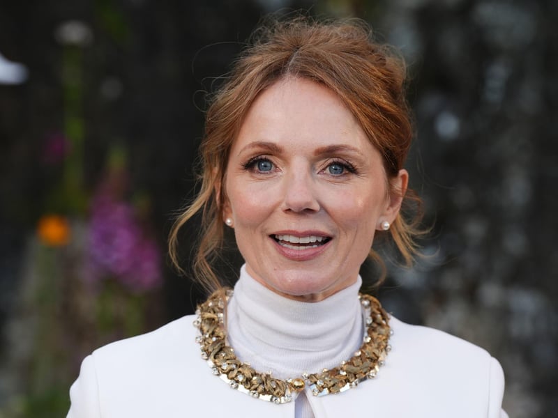 Geri Horner attends the Dior Cruise 2025 show at Drummond Castle