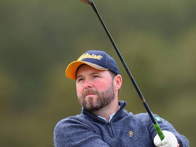 John Gallagher in action during the 2018 SSE Scottish Hydro Challenge at Macdonald Spey Valley Golf in Aviemore. Picture: Tony Marshall/Getty Images.