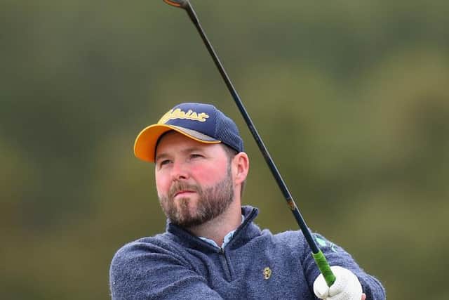 John Gallagher in action during the 2018 SSE Scottish Hydro Challenge at Macdonald Spey Valley Golf in Aviemore. Picture: Tony Marshall/Getty Images.
