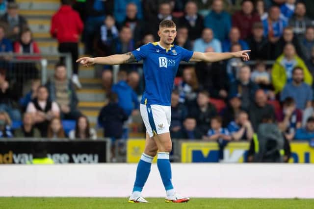 St Johnstone defender Liam Gordon pictured during the second leg of the Europa League qualifier against Galatasaray at McDiarmid Park on August 12. (Photo by Craig Foy / SNS Group)