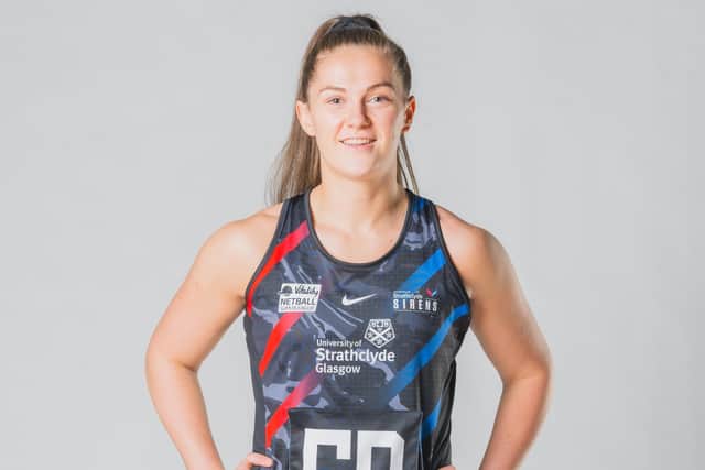 Emily Nicholl has helped the Sirens to four wins this season in the Vitality Netball Superleague.