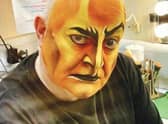 Entertainment Editor Liam Rudden transformed into Scar, from The Lion King