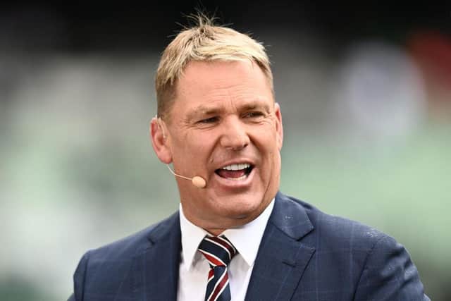 Former Australian cricketer Shane Warne moved into commentary and punditry after his successful playing career and recently commentated on The Ashes. (Photo by Quinn Rooney/Getty Images)