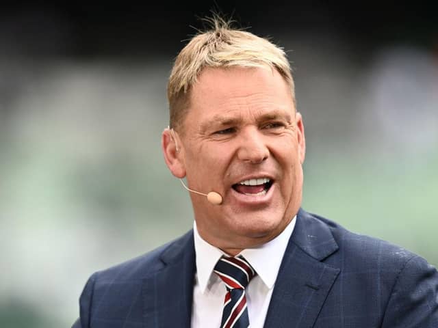 Former Australian cricketer Shane Warne moved into commentary and punditry after his successful playing career and recently commentated on The Ashes. (Photo by Quinn Rooney/Getty Images)