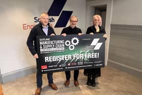 Scottish Engineering (L-R) Paul Sheerin - CEO, Eric Boinard - Project Lead Net Zero & Marianne Mailey - Project Officer