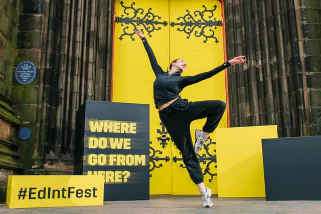 Dancer Millie Thomas helped launch this year's Edinburgh International Festival programme. Picture: Mihaela Bodlovic