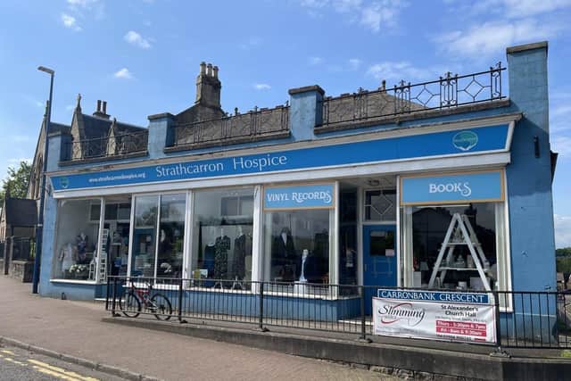 Strathcarron Hospice plans to close the charity's first ever fundraising shop