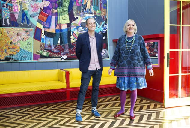 Grayson Perry and architect Charles Holland. © Katie Hyams