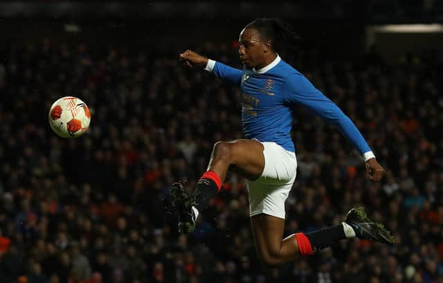 Rangers midfielder Joe Aribo has been in sparkling form for the Scottish champions in recent weeks. (Photo by Ian MacNicol/Getty Images)