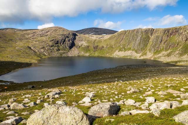 Coire Etchachan with Ben Macdui in the background in the Cairngorms National Park (Picture: Alan Gordon/Scottish Viewpoint/Shutterstock)