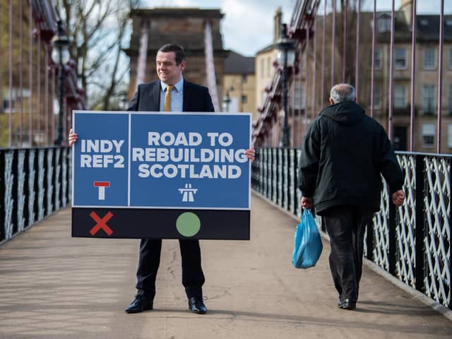 Scotland faces a choice between an independence referendum or recovery from the pandemic, says Douglas Ross (Picture: John Devlin)