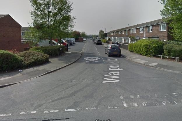 On or near Walpole Close, Balby: Two crimes reported