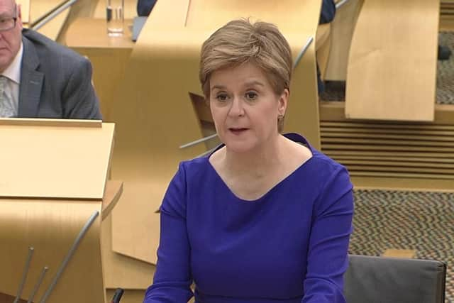 First Minister Nicola Sturgeon