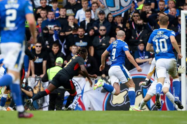 Michael O'Halloran put St Johnstone into the lead.