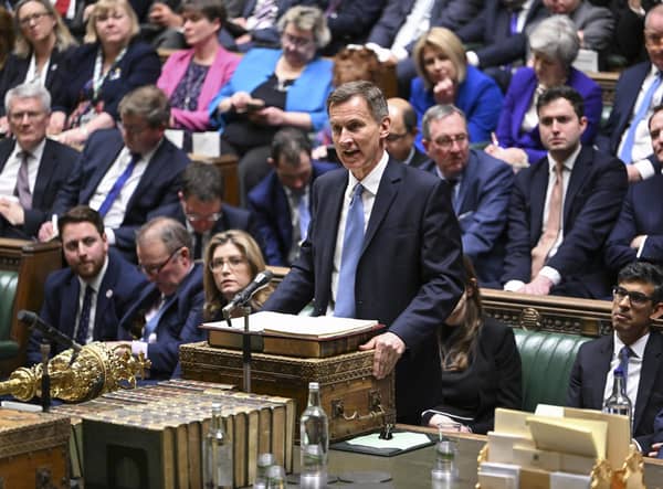 Chancellor of the Exchequer Jeremy Hunt delivers his Budget to the Commons (Picture: UK Parliament/Andy Bailey/PA)