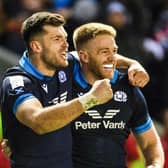 Blair Kinghorn (left) and Kyle Steyn return to the Scotland starting XV to face England at Murrayfield on Saturday. (Photo by Ross Parker / SNS Group)