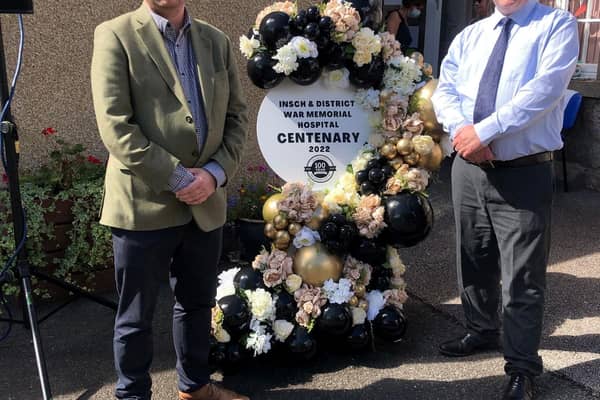 Richard Thomson MP with West Garioch SNP councillor Moray Grant.