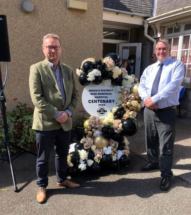 Richard Thomson MP with West Garioch SNP councillor Moray Grant.