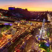 The Christmas market at dusk last year. Picture: Ian Georgeson