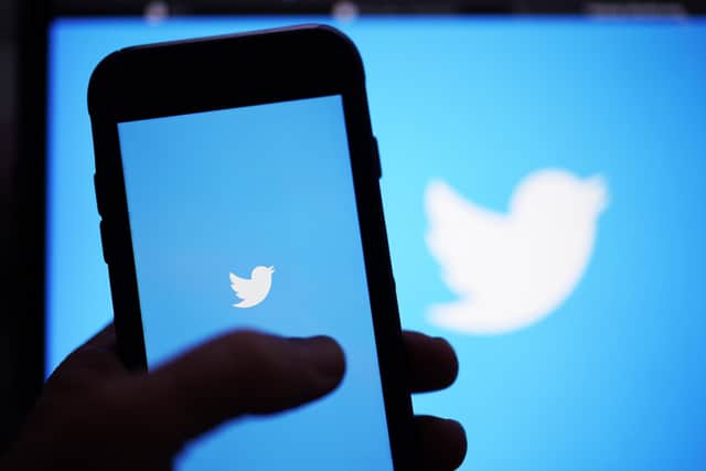 The Twitter application as seen on a mobile device. Picture: AP Photo/Gregory Bull, File