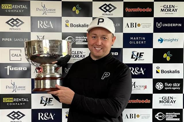Graeme Robertson is close to securing a Challenge Tour card for season after an eye-catching year on the Tartan Pro Tour. Picture: Tartan Pro Tour