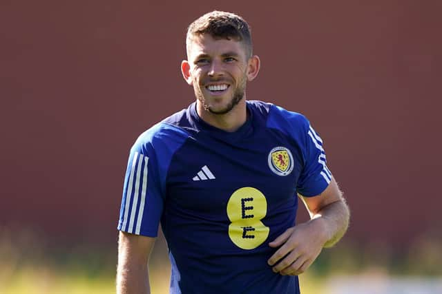 Ryan Christie is hoping to get back among the goals for Scotland. Pic: Andrew Milligan/PA Wire.