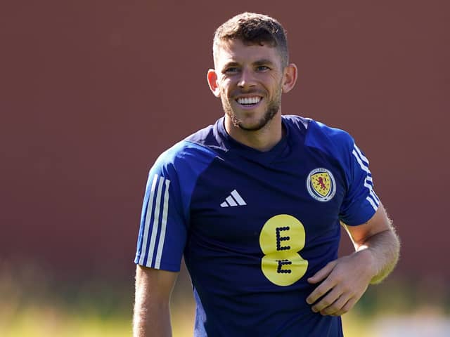 Ryan Christie is hoping to get back among the goals for Scotland. Pic: Andrew Milligan/PA Wire.