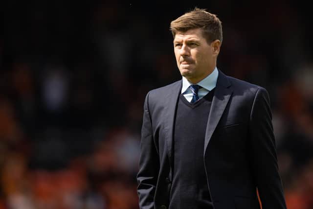 Steven Gerrard was dismayed by aspects of Rangers performance against Alashkert (Photo by Craig Williamson / SNS Group)