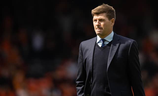 Steven Gerrard was dismayed by aspects of Rangers performance against Alashkert (Photo by Craig Williamson / SNS Group)