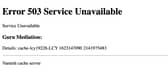 The 'Error 503 Service Unavailable' message appeared across a wide range of sites today as a content delivery network provider was hit with technical issues.