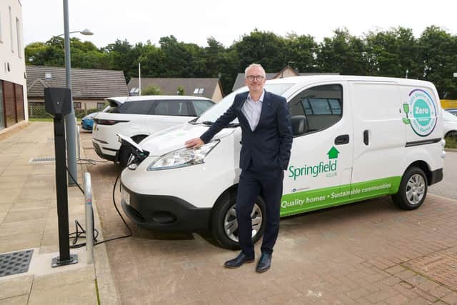 The firm says this is the first step in its plan to phase out its diesel vehicles in favour of a fully electric fleet. Picture: contributed.