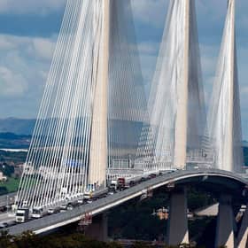 ​Insurers supported construction clients working on the Queensferry Crossing  (Picture: Andy Buchanan/AFP via Getty Images)