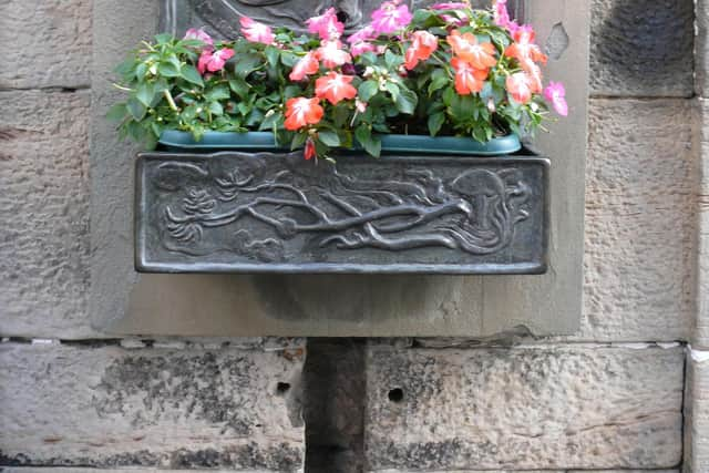 The Witches Well at Castle Esplanade, a memorial for those like  Agnes Finnie who were executed for witchcraft in the city. PIC: CC.