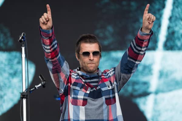 Liam Gallagher performs on the Pyramid stage on day four of Glastonbury Festival in 2019. Picture: Ian Gavan/Getty Images