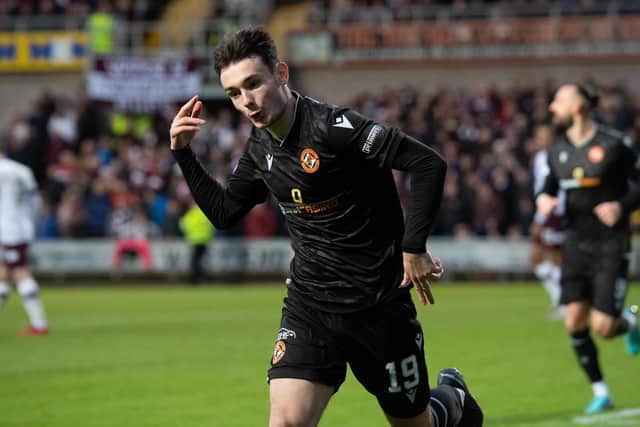 Dylan Levitt is expected to join Hibs from Dundee United.