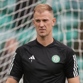 Celtic goalkeeper Joe Hart has announced he is to retire at the end of the season. Pic: Steve Welsh/PA Wire.
